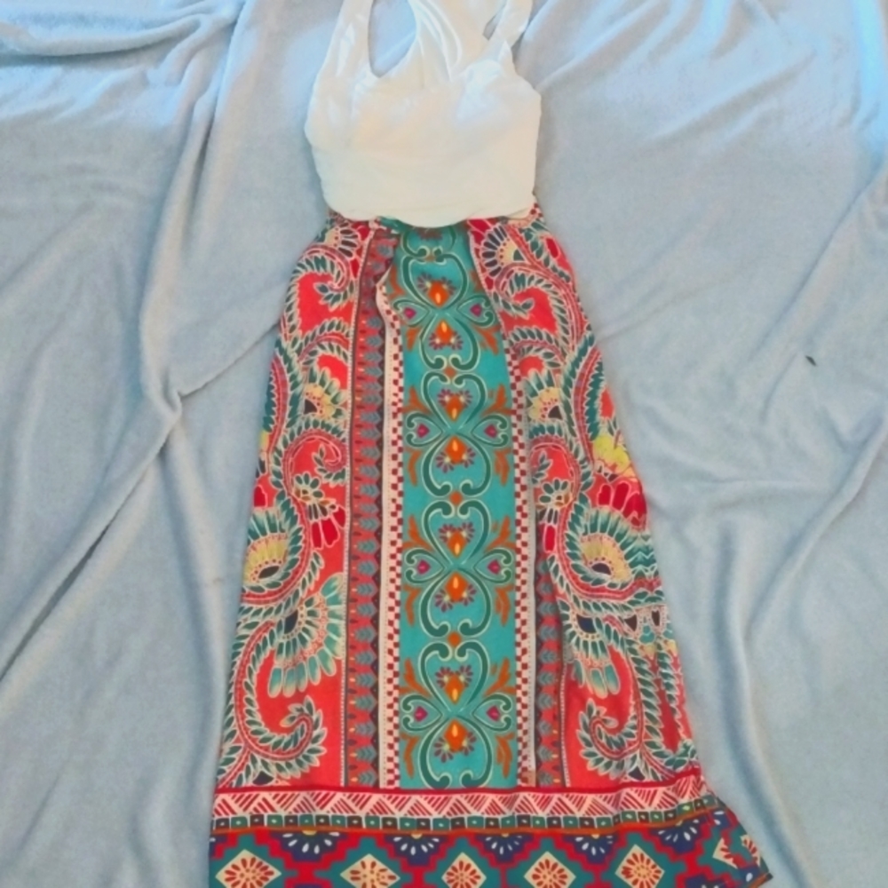 Pink Owl Maxi Dress